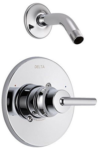 Delta Faucet Trinsic 14 Series Single-Function Shower Faucet Trim Kit, Chrome T14259-LHD (Shower Head and Valve Sold Separately)