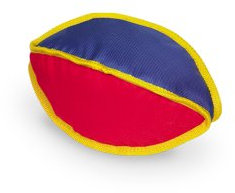 Nobby 67303 Hundespielzeug Taff Toy Football, 24 x 12 cm, rot-blau-gelb