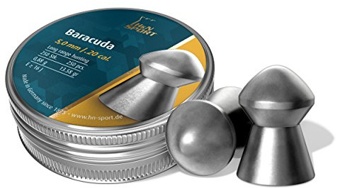 Haendler & Natermann Baracuda Domed Airgun Pellets .20 Caliber / 13.27 Grains (250 Count), .20 Cal (PY-P-17)