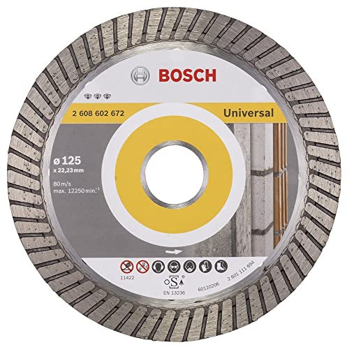 Bosch Accessories Professional Diamanttrennscheibe Best für Universal Turbo, 125 x 22,23 x 2,2 x 12 mm