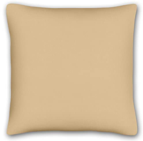 KiGATEX Kissenbezug für Dekokissen, Beige, 40x40cm, 100% Baumwolle | Weiche Kissenhülle für Sofa, Bett und Wohnbereich, pflegeleicht waschbar, langlebig und vielseitig kombinierbar