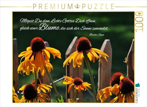 Puzzle · Blickrichtung Sonne | Echinacea · 1000 Teile · Lege-Größe 64 × 48 cm · CALVENDO Puzzle