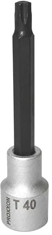 Proxxon 23495 TORX Einsatz Bit TX40 100mm lang Antrieb 12,5mm (1/2')