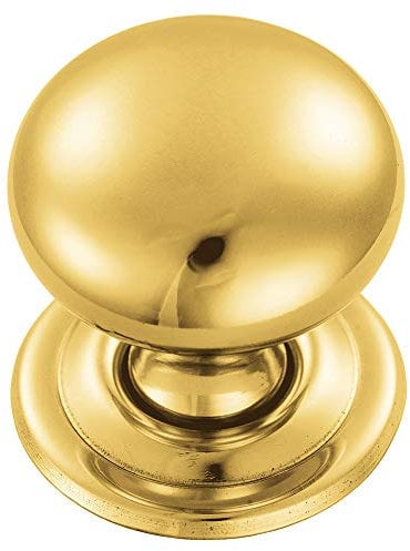 Carlisle Brass FTD1265C FTD Hollow Victorian KNOB 38MM, Polished Brass, 38 mm