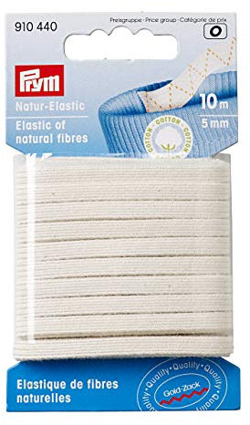 Prym Natur-Elastic 5 mm rohweiß