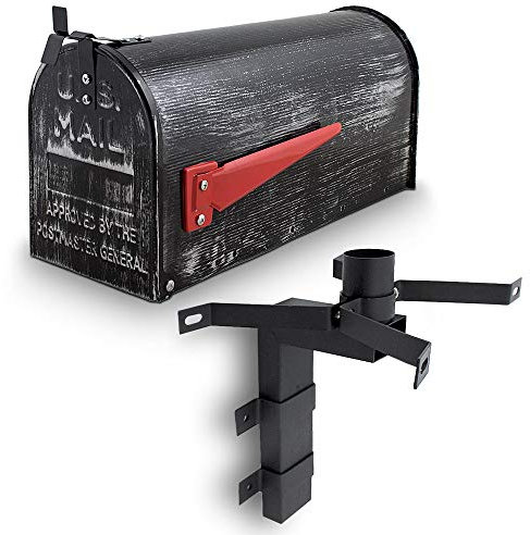 US Mailbox Amerikanischer Briefkasten Standbriefkasten Wandbriefkasten Letterbox Retrolook Inclusive Wandhalter