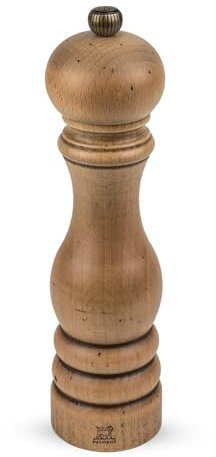 PEUGEOT Paris Manuelle Pfeffermühle Antique, Klassische Mahlgradeinstellung, Höhe: 22 cm, Holz, Braun, 30971