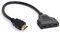 Cablecc - Répartiteur- HDMI mâle vers 2 Femelle (1 entrée, 2 Sorties) Ce répartiteur HDMI mâle vers 2 Femelle Permet de diviser Un Signal vidéo numérique