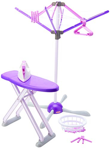 Casdon Wash Day Set , Toy Ironing Board And Washing Line For Children Aged 3+ , Equipped With Pretend Steam Iron And Laundry Basket!