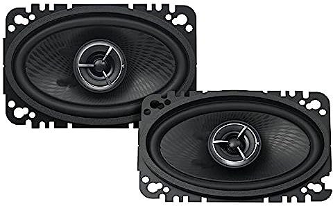 Kenwood Kfc-x463c Excelon - Sistema de Altavoces de 2 vías de 4 x 6 Pulgadas, par (Negro)