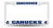 Rico Industries NHL Vancouver Canucks Kennzeichenrahmen, Kunststoff, 15,2 x 31,1 cm