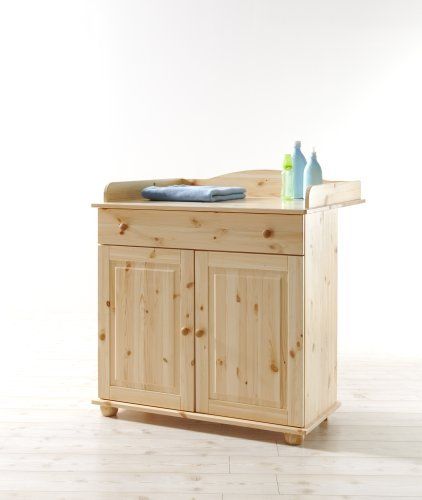 TiCAA Baby Wickelkommode Adam Kiefer Natur