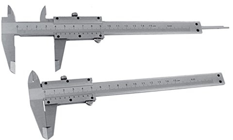Sescha Schieblehre/Messschieber 0-150mm aus Metall mit Aufbewahrungsbox