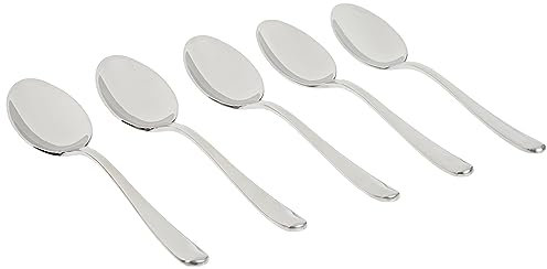 Alessi LCD01/1 Caccia Cucchiaio da Tavola in Acciaio Lucido, Set da 6