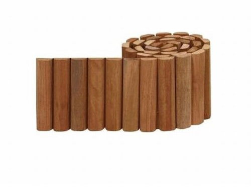 Rasenkante aus Bangkirai Hartholz 180 x 20 cm Rollboarder Beetumrandung