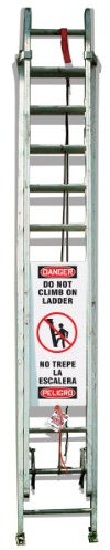 Accuform KLB426 Ladder Shield Kit (Includes Aluminum Ladder Shield, Cable-Hasp Lockout, Padlock, Accident Prevention Tags), 42 Height x 13-1/4 Width x 2-13/16 Depth,Red/Black on White