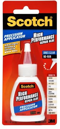 Scotch Maximum Strength All-Purpose High-Performance Repair Glue, 1.25 Oz, Dries Clear