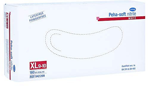 Peha-soft nitril weiß puderfrei US-Handschuhe Gr. XL, 180 St