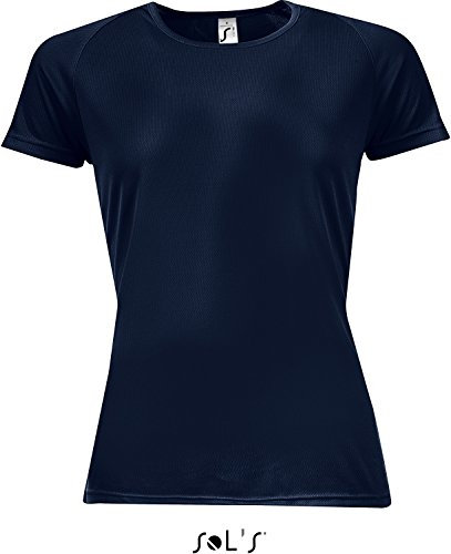 SOL´S Womens Raglan Sleeves T Sporty, L, French Navy
