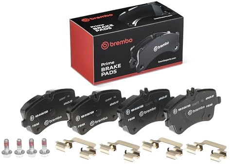 Brembo P 50 045 Bremsbelagsatz, Scheibenbremse - (4-teilig) | Kompatibel mit: MERCEDES-BENZ C-CLASS, C-CLASS Coupe, C-CLASS T-Model, CLC-CLASS, CLK, SLK