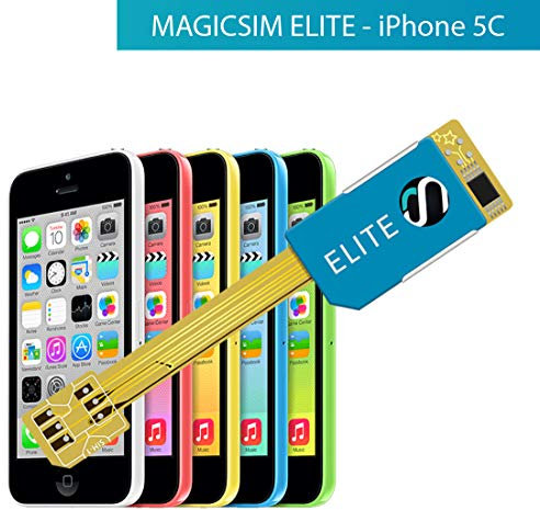 MAGICSIM ELITE for iPhone 5C - Dual SIM adapter