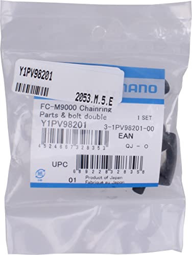 Shimano FC-M9000 Doble Tornillos, Plata, Talla Única
