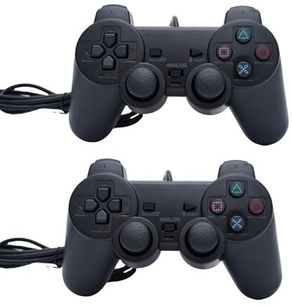 Boxcute Kit 2 Wired Controller Joystick,Compatibile con PS2