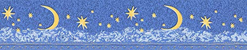 A.S. Création Bordüre Only Borders 10 Borte 5,00 m x 0,13 m blau gelb Made in Germany 911612 9116-12