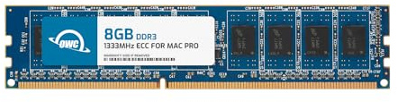 Interner Speicher, OWC OWC 1333D3ECC8, 8 GB,1333 MHz, DDR3, ECC U-DIMM, mit 240 Pins.
