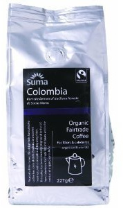 Suma Colombia Organic Fairtrade Coffee