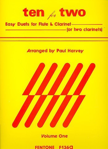 Ten For Two Volume 1 (Flute And Clarinet). Für Querflöte, Klarinette