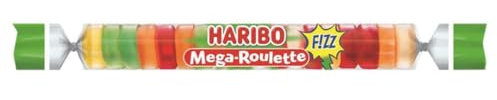 HARIBO - Méga-Roulette Fizz - Bonbons Aux Fruits - Sans Colorants Artificiels - 40 x 45 g