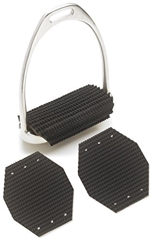 Millenium Super Comfort Wrap-around Stirrup Iron Pads, Black, Polo Large