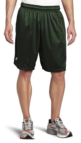 Russell Athletic Men's Mesh Pocket Short, Dark Green, Large (651AFM1)