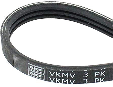 SKF Keilrippenriemen VKMV 3PK740 740mm Länge Kompatibel mit Dacia Nissan Peugeot Renault, black