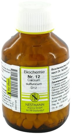 Biochemie 12 Calcium sulfuricum D12 Tabletten 400 stk