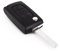 Surepromise Coque 3 Boutons Lame Pliable pour CLE telecommande Peugeot 207 307 308 407 & Citroen C2 C3 - Forme sans Slot Pile