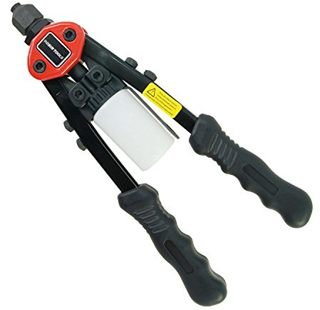 Heavy Duty Doppel Hand 4 In 1 Blocker Riveter Rivet Nieten Werkzeug Pistole 28cm 405525