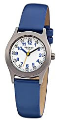 Regent Mädchen Analog Quarz Uhr mit Leder Armband 12400243