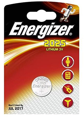 Energizer CR 2025 - Lote de 6 blísteres de 1 pila de litio calculadora/foto (3 V)