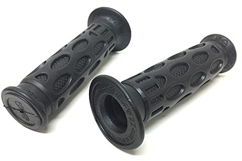 Lenkergriffe Tuning Griffe Super Grip schwarz Roller Scooter Motorrad passend für Yamaha Aerox, MBK Nitro, TGB Bullet, Pegasus R50X
