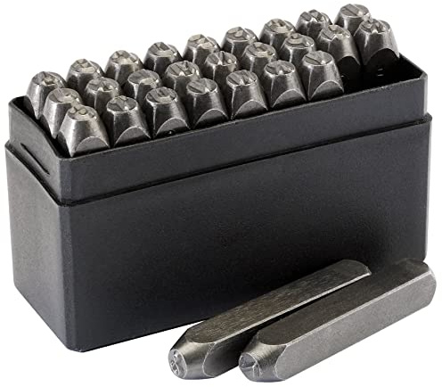 Draper 37335 A-Z Letter Stamp Set, 1/4 Height, 26 Pieces