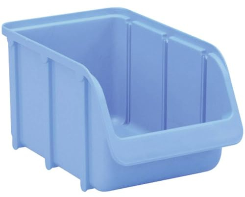 hünersdorff Hünersdorf 673300 Sichtbox / Stapelbox / Lagerbox in Größe 3, stapelbar, Farbe: Blau