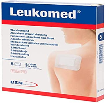 Sport-Tec Leukomed Wundverband, 8x10 cm, 5 Stück