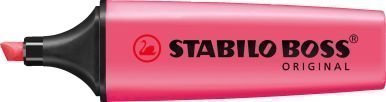 Rose LOT de 3 surligneurs STABILO BOSS couleurs fluorescentes encre à base d'eau