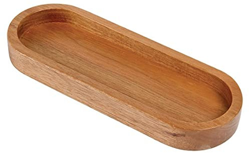 Olympia Wooden Condiments Tray Can Hold Three Ramekins at Once 30x270x100mm