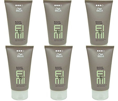6x Wella EIMI RUGGED TEXTURE Mattierende Modelliercreme - 75ml