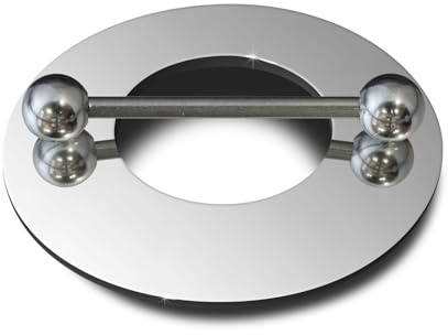 Fly Style Nippelpiercing Chirurgenstahl 316 L - 14 mm Öffnung - BDSM Schmuck - Nipple Piercing/Brust Piercings aus Edelstahl