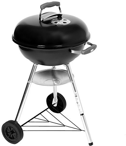 Weber Barbecue Carbone Compact Kettle, Senza Benzina, Compatto, Pitturato, Acciaio Inossidabile, Outdoor