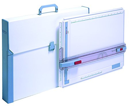 Koh-I-Noor Portable Studio Drawing Board with Carrying Case, 14-3/4 x 19-1/2 Inches, 1 Each (25434), BLUE